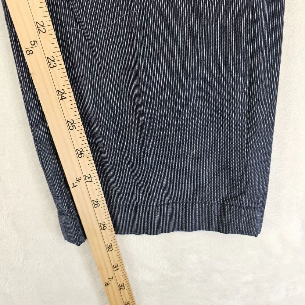 Banana Republic Aiden Chino Pants Slim Flat Stretch Office Work‎ Navy Mens 36x30